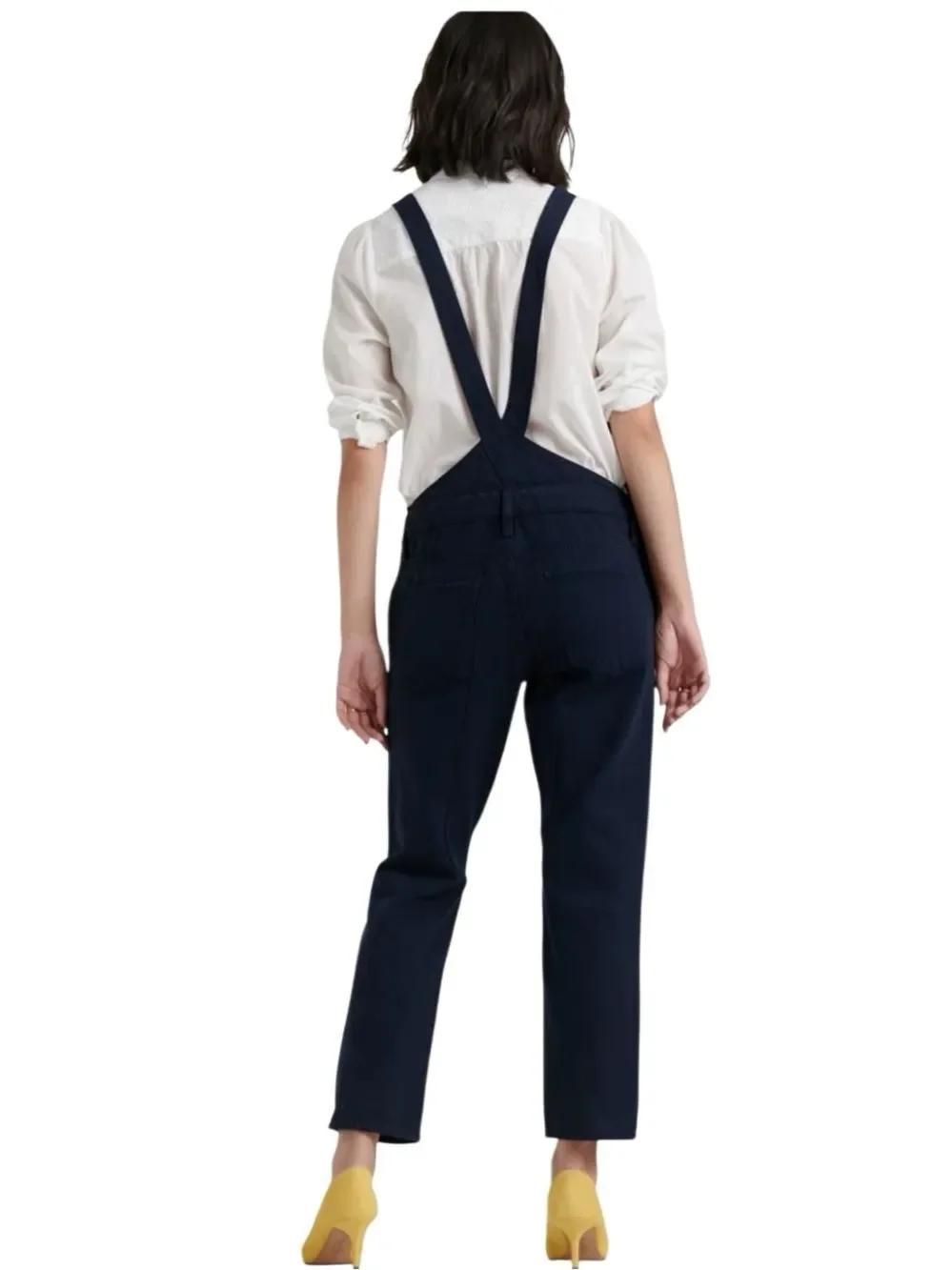 Lucky Brand Boyfriend Overall Dark Denim Size X-Small